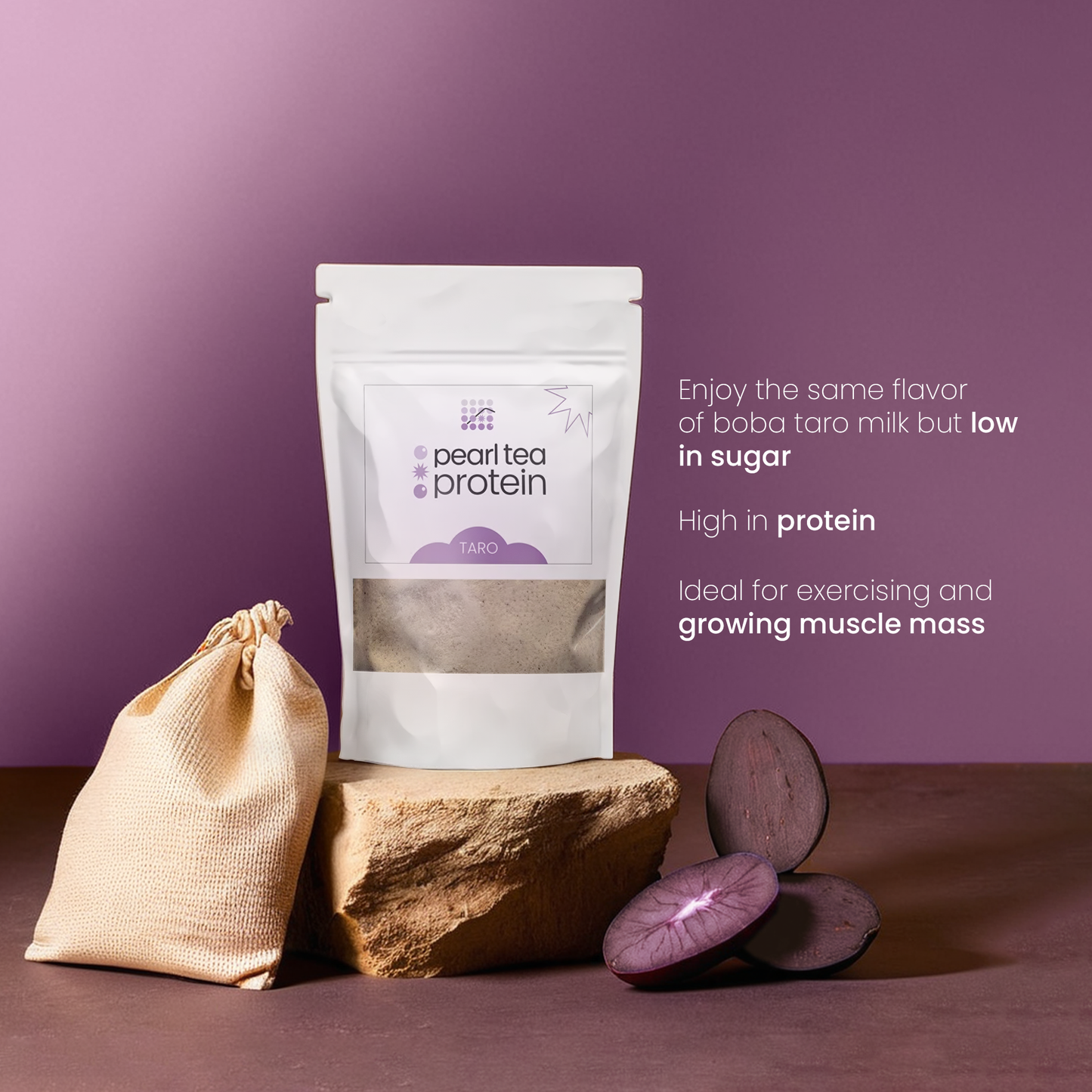 Taro Milk Tea Whey Protein