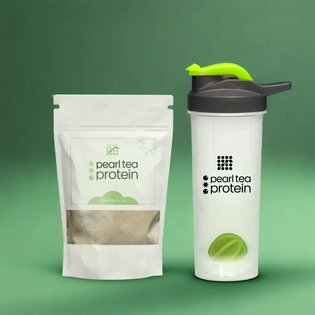 Wintermelon Milk Tea Protein Powder Combo - 120g + 24oz Logo Shaker